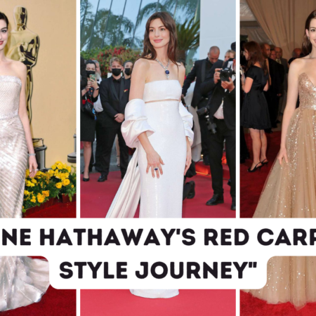 Anne Hathaway's Red Carpet Style Journey