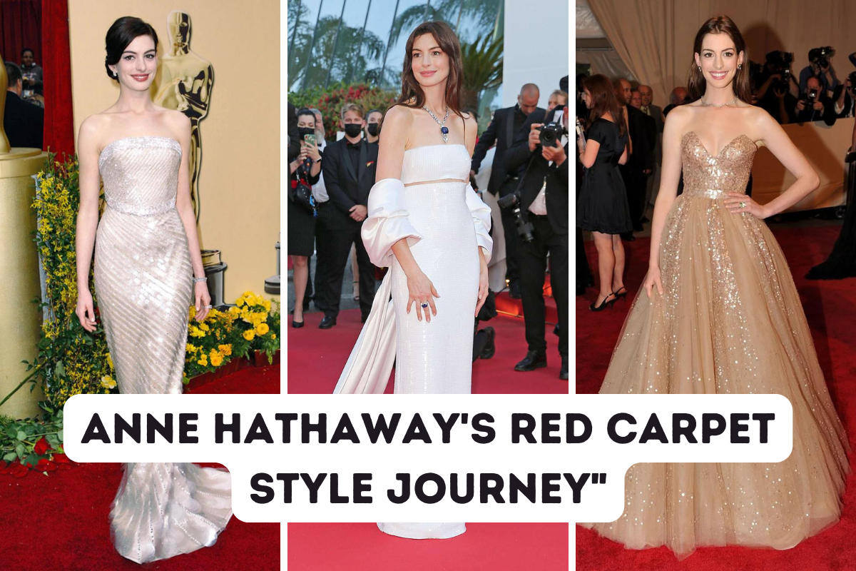 Anne Hathaway's Red Carpet Style Journey