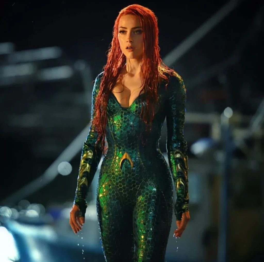 Amber Heard first played the character Mera in the movie “Justice League”